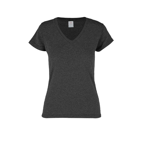 PLAYERA YAZ POLY DAMA CUELLO V - Artículos Promocionales MAS RECIO